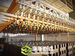 ফ্রেম স্ট্যাকিং ক্লে ইট এক্সট্রুডার 25000 ইট / ঘন্টা ধারণক্ষমতা সহ ইট স্ট্যাকিংয়ের জন্য গরম