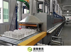 একটি ঘনিষ্ঠ চেহারা: ঠালা কাদামাটি ইট মেকিং মেশিন ঠালা ব্লক ছাঁচনির্মাণ মেশিন রোলার ভাটা সঙ্গে